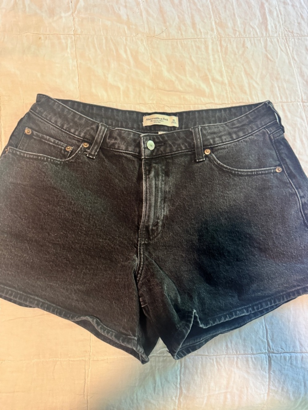 Abercrombie Curve Love Mid Rise A Line Short